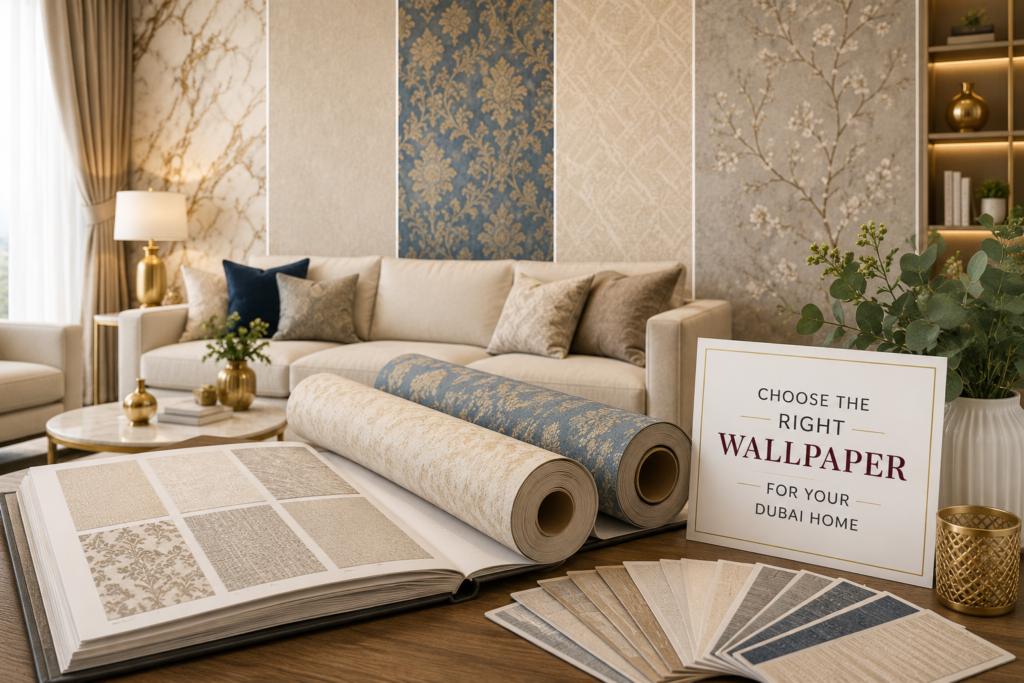 choose the right wallpaper for dubai home